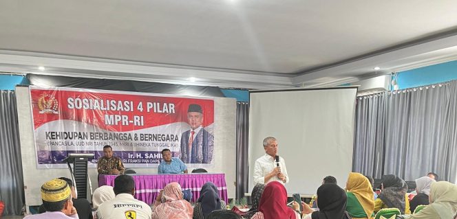 
					Kunjungi Dapil Kampar, Sahidin Anggota Komisi II DPR RI Gelar Sosialisasi Empat Pilar