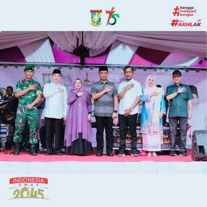 
					Bupati Kampar Ahmad Yuzar Resmikan Festival Lomang Ayo Onam I di Dusun Kampung Godang