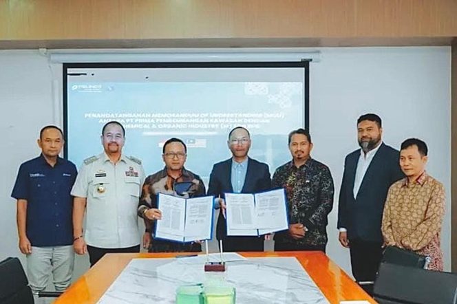 
					Tandatangani MoU Pembangunan dan Pengelolaan WTP dan WWTP Antara PT PPK dengan NRCO (M) SDN BHD dI KIKT