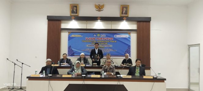
					Berhasil Publikasi Pada Jurnal Internasional, Andika Yuli Pratama Jalani Ujian Tertutup Tanpa Ujian Terbuka Meraih Gelar Doktor