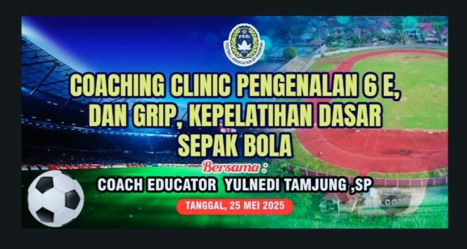 
					SSB Kampar Junior  Menaja Coaching Clinic Kepelatihan 6 E dan GRIP.