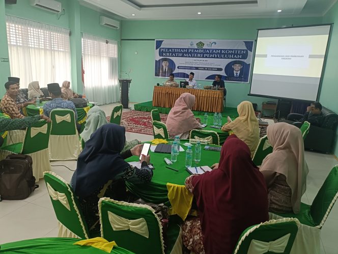 
					Kemenag Kampar Taja Pelatihan Konten Kreatif untuk Penyuluh Agama
