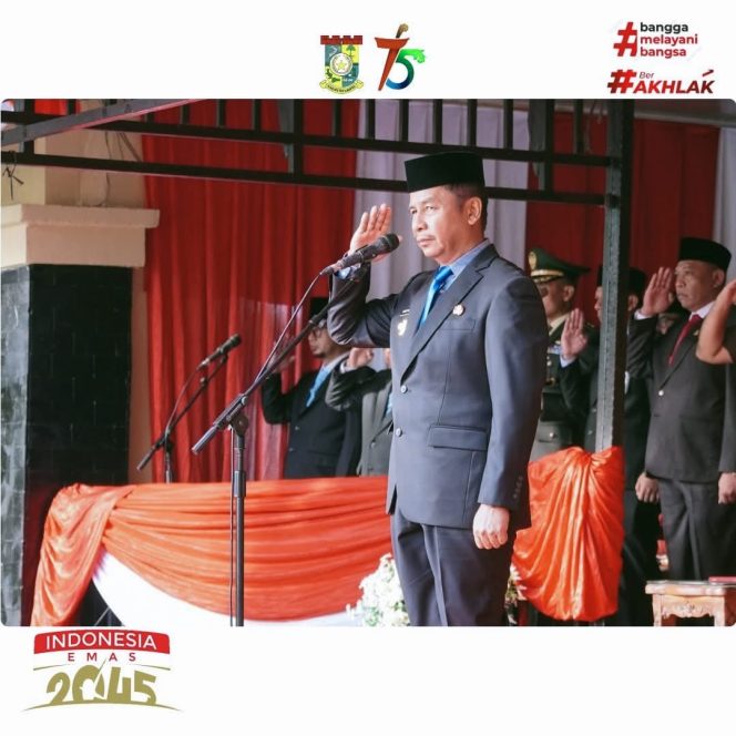 
					Bupati Kampar Ahmad Yuzar Pimpin Upacara Peringatan Hari Kesaktian Pancasila Tahun 2025