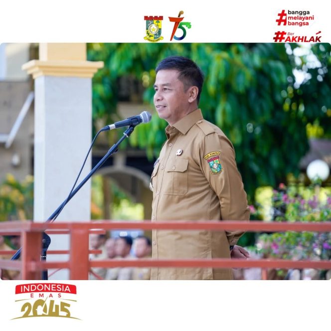 
					Bupati Kampar Ahmad Yuzar Pimpin Apel Gabungan Awal Bulan Oktober di Pemkab Kampar