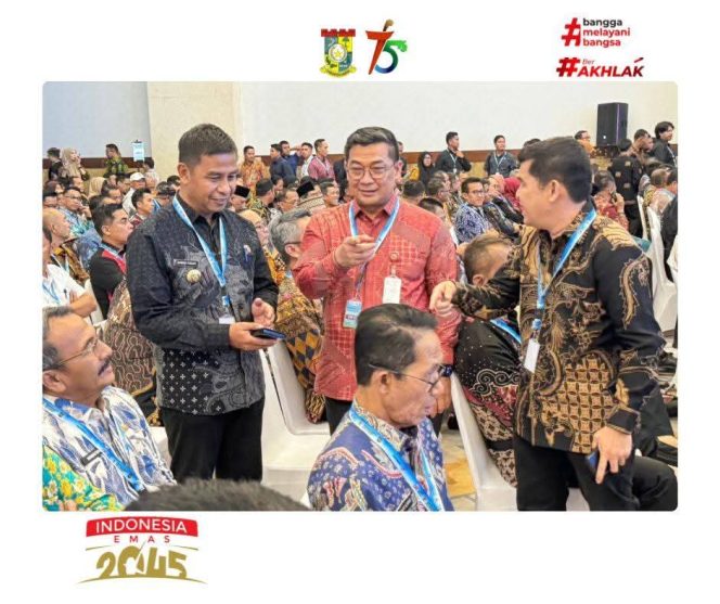 
					Bupati Kampar Ahmad Yuzar Hadiri Rakornas Tim Percepatan Akses Keuangan Daerah.