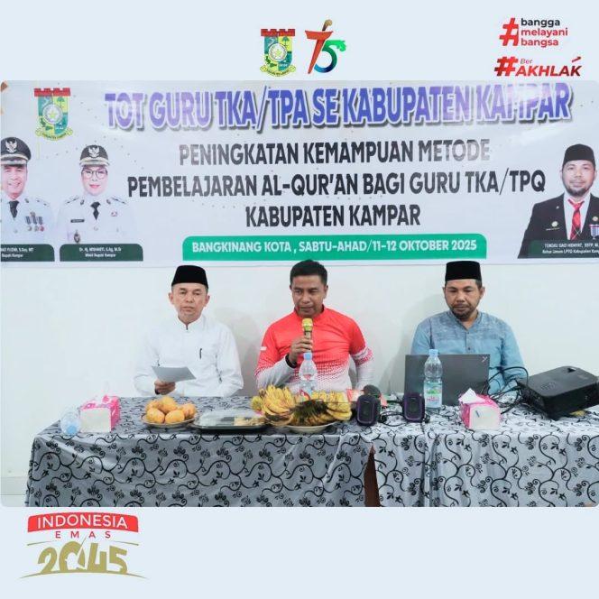 
					TOT Guru TKA/TPA: Dari Kampar, Cahaya Al-Qur’an Itu Menyala Kembali