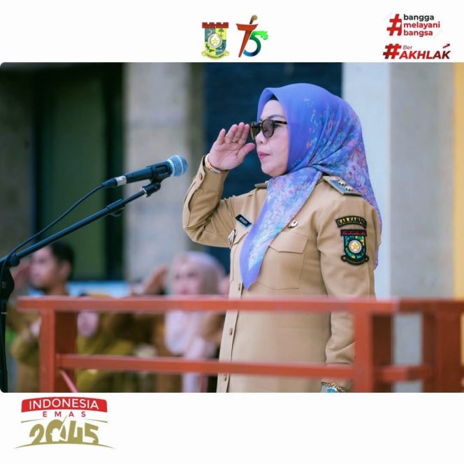 
					Wakil Bupati Kampar Pimpin Apel Gabungan Awal Bulan di Lingkungan Pemkab Kampar