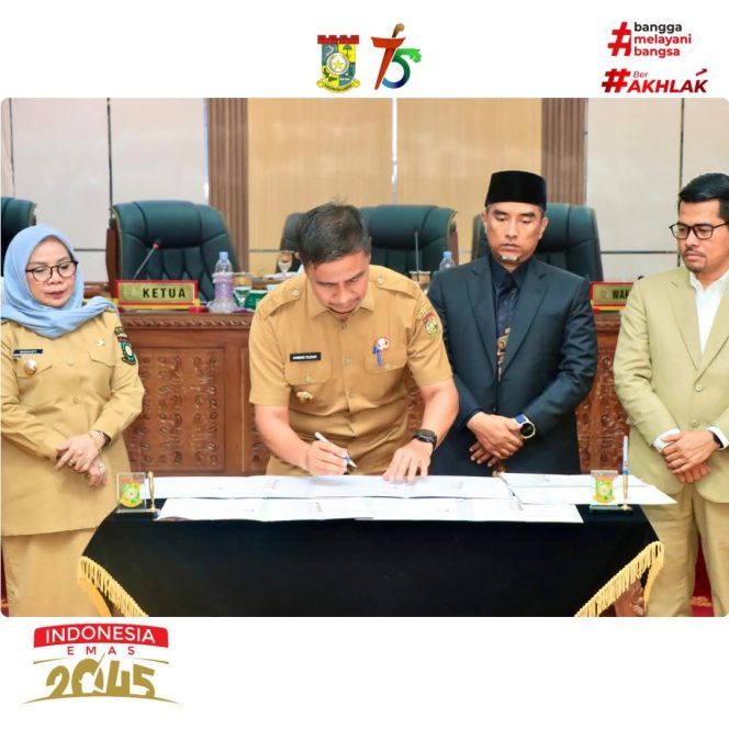 
					Pemda Kampar dan DPRD Sepakati MoU KUA-PPAS Rancangan APBD Tahun 2026 Lewat Paripurna