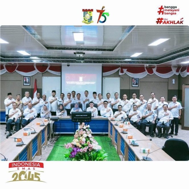 
					Wabup Kampar Hadiri dan Saksikan Serah Terima Jabatan Kepala Perangkat Daerah