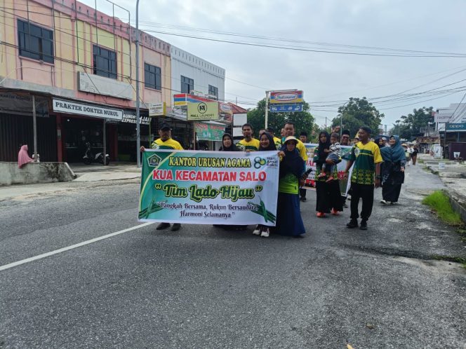 
					Tim Lado Hijau KUA Salo Tebar Semangat Kerukunan di Gerak Santai HAB ke-80 Kemenag Kampar