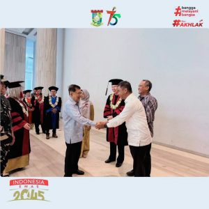 Wapres ke-10 dan 12 RI Hadiri Sidang Senat Terbuka Dalam Rangka Dies Natalis IX dan Wisuda oleh Universitas Pahlawan Tuanku Tambusai Bangkinang