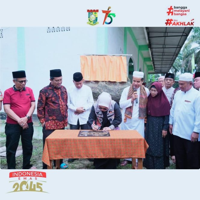 
					Wakil Bupati Kampar Resmikan Masjid Al-Fitriyah dan Peringati Isra Mi’raj Nabi Muhammad SAW 1447 H