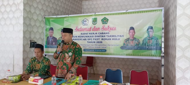 
					Ketua DPW FKDT Riau Hadiri Rakercab I DPC FKDT Rokan Hulu