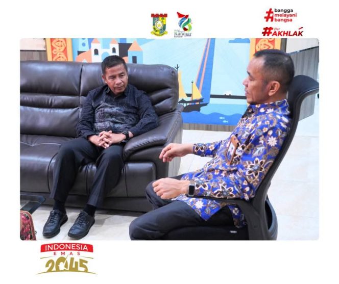 
					Tata Kelola Akuntabel, Bupati Kampar Koordinasi Intensif dengan Kepala BPKP Perwakilan Riau