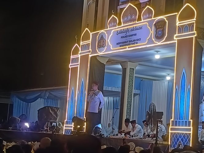 
					BNK Kampar Apresiasi Kapolres Gelar Tabligh Akbar Sambut Ramadhan 1447 H