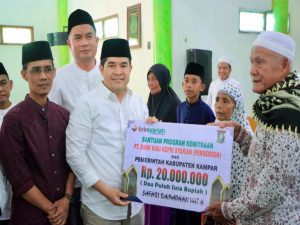 Mewakili Bupati Kampar Pj Sekda Pimpin Safari Ramadhan di Desa Tanjung Balam Siak Hulu