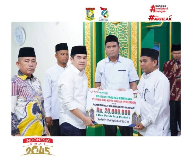 
					Penjabat Sekda Kampar Ardi Mardiansyah Pimpin Safari Ramadhan Tim 1 di Masjid As-Saadah Sei Tarap