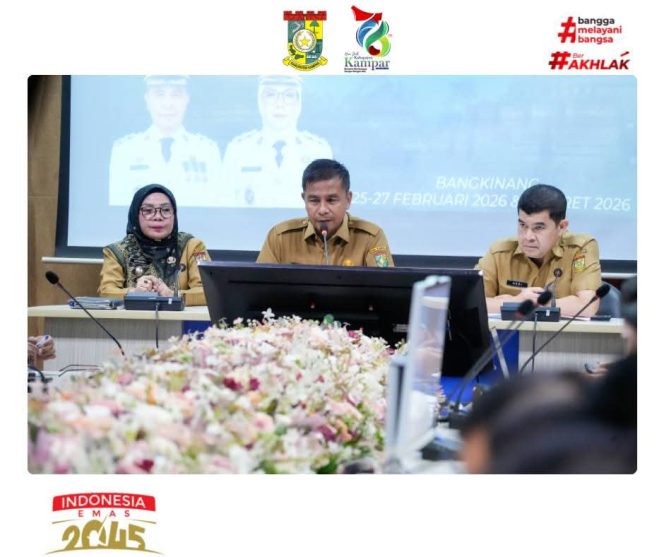 
					Bupati Kampar Pimpin Pra Musrenbang RKPD 2027, Fokus Sinkronisasi Program Seluruh Kecamatan