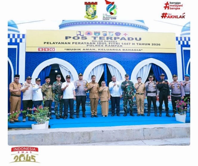 
					Tingkatkan Pelayanan Mudik, Bupati dan Wakil Bupati Kampar Tinjau Pos Pengamanan Terpadu Idul Fitri 1447 H.