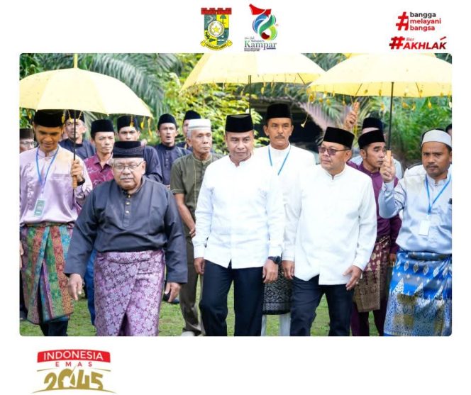 
					Bupati Kampar Ahmad Yuzar Hadiri Halal Bihalal Keluarga Besar Pasukuan Mandeliong