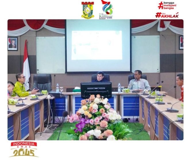 
					Sempena HUT Kampar ke-76 Pemkab Kampar Persiapan Acara Pacu Sampan