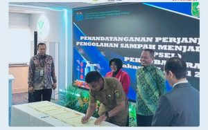 Terkait Proyek Strategis Nasional Bupati Kampar Teken Kerja Sama PSEL Pekanbaru Raya Bersama KLH/BPLH