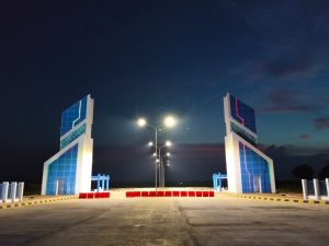 PT PPK Bangun Infrastruktur Dasar Kawasan Industri Kuala Tanjung, Gate dan Jalan Masuk Tahap Awal telah Selesai