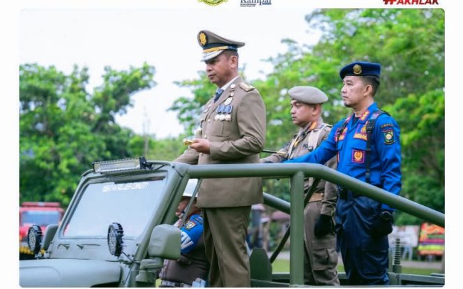 
					HUT Damkar ke-107, Satpol PP ke-76 dan Satlinmas ke-64, Bupati Kampar Tekankan Profesionalisme Pelayanan