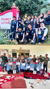 Mahasiswa KUKERTA UNRI 2026 Tinggalkan Program Berkelanjutan Melalui Rekonstruksi Gapura dan Bank Sampah Desa Karya Mulya