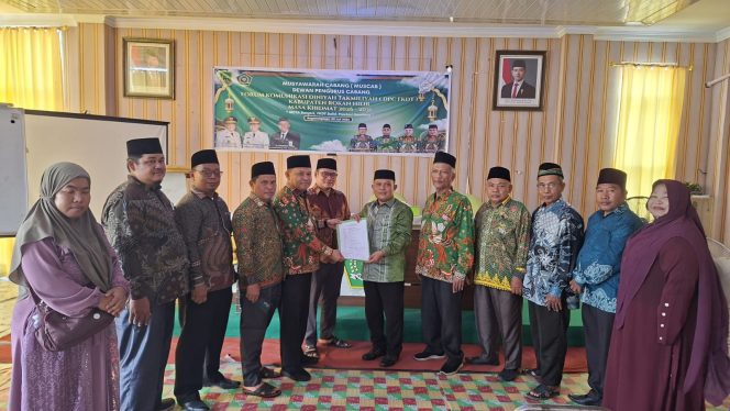 
					MUSCAB DPC FKDT Kabupaten Rokan Hilir Berjalan Sukses H. Jefrizal, S.H.I., M.M. Kembali Terpilih Pimpin DPC FKDT Rokan Hilir Periode 2026–2031
