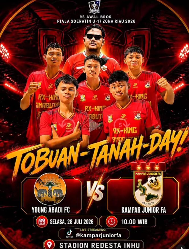 
					Ikuti Piala Suratin U-17, Kampar Junior FA Resmi Dileoas Manajer Berangkat ke Inhu dan Mohon Masyarakat