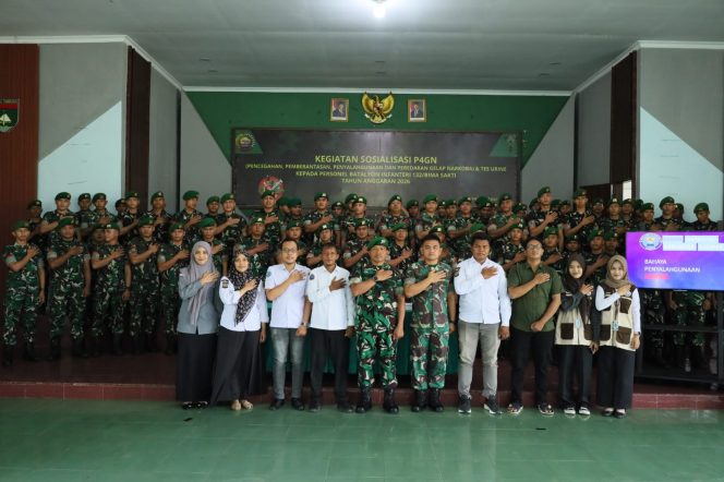 
					BNK Kampar dan Yonif 132/Bima Sakti Bersinergi Cegah Penyalahgunaan Narkoba