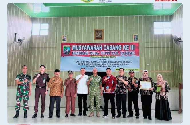
					Bupati Kampar diwakili Asisten III Al Kautsar Hadiri Muscab III GM FKPPI Kabupaten Kampar