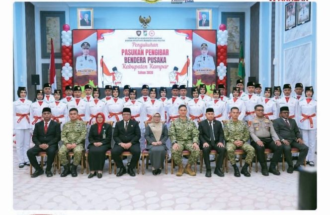 
					Kukuhkan Paskibraka Kabupaten Kampar Tahun 2026  Wakil Bupati Misharti :” Laksanakan Tugas dengan Sebaik-baiknya”
