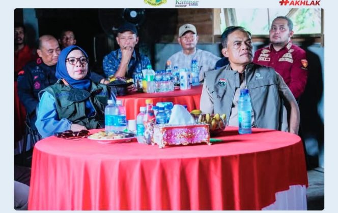 
					Staf Khusus Menteri Kehutanan Apresiasi Kesiapsiagaan Kampar Menangani Karhutla.