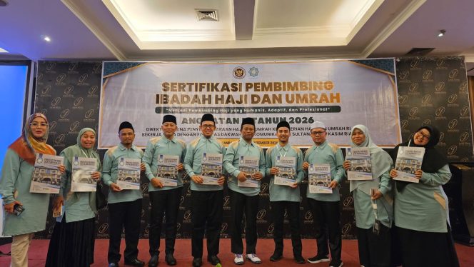 
					Iskandar, M.E.Sy Lulus Sertifikasi Pembimbing Ibadah Haji dan Umrah Angkatan II Tahun 2026